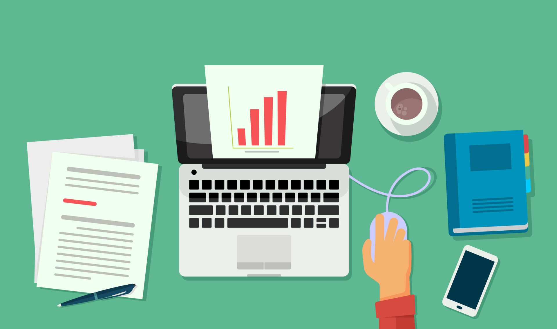 Create Account Side Fill Graphic